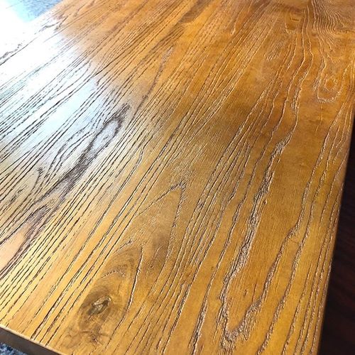 实木板松木原木整板榆木吧台办公餐桌会议台面一字隔板置物架定制