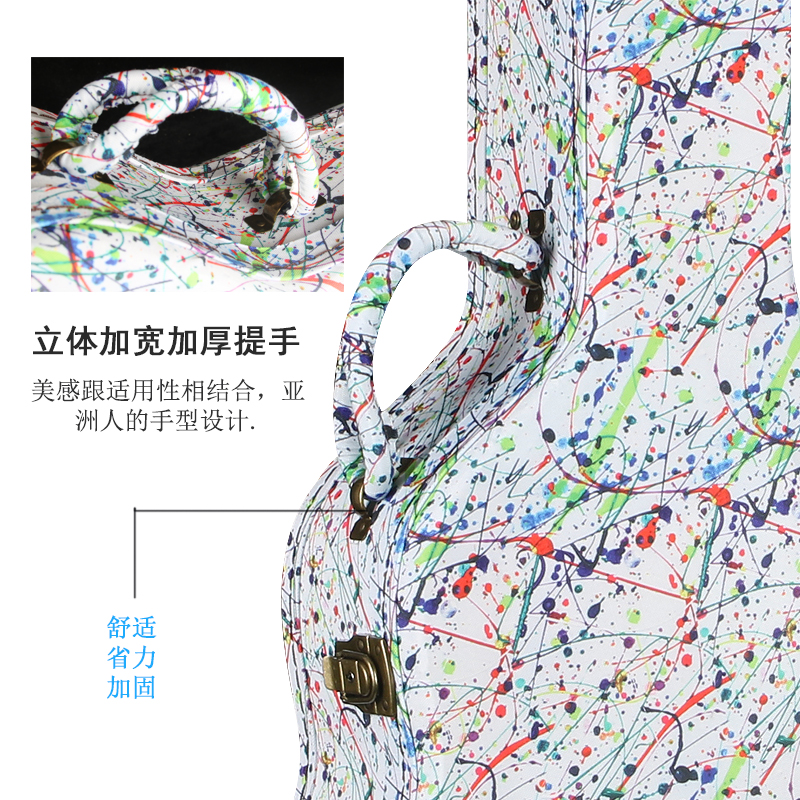 吉他琴盒40寸41寸防水防潮可双肩背民谣木吉他木箱抗压可快递托运