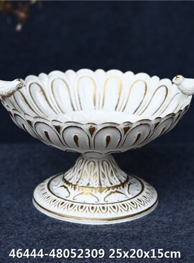 美式园艺奖杯花盆创意复古摆件欧式家居阳台装饰仿古做旧铁艺花器