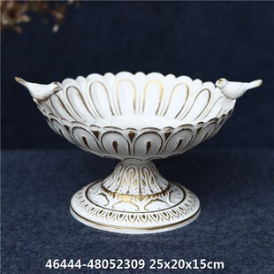 美式园艺奖杯花盆创意复古摆件欧式家居阳台装饰仿古做旧铁艺花器