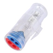 分体对接端子二进四出快速接线端子 插拔式 电线对接头 724