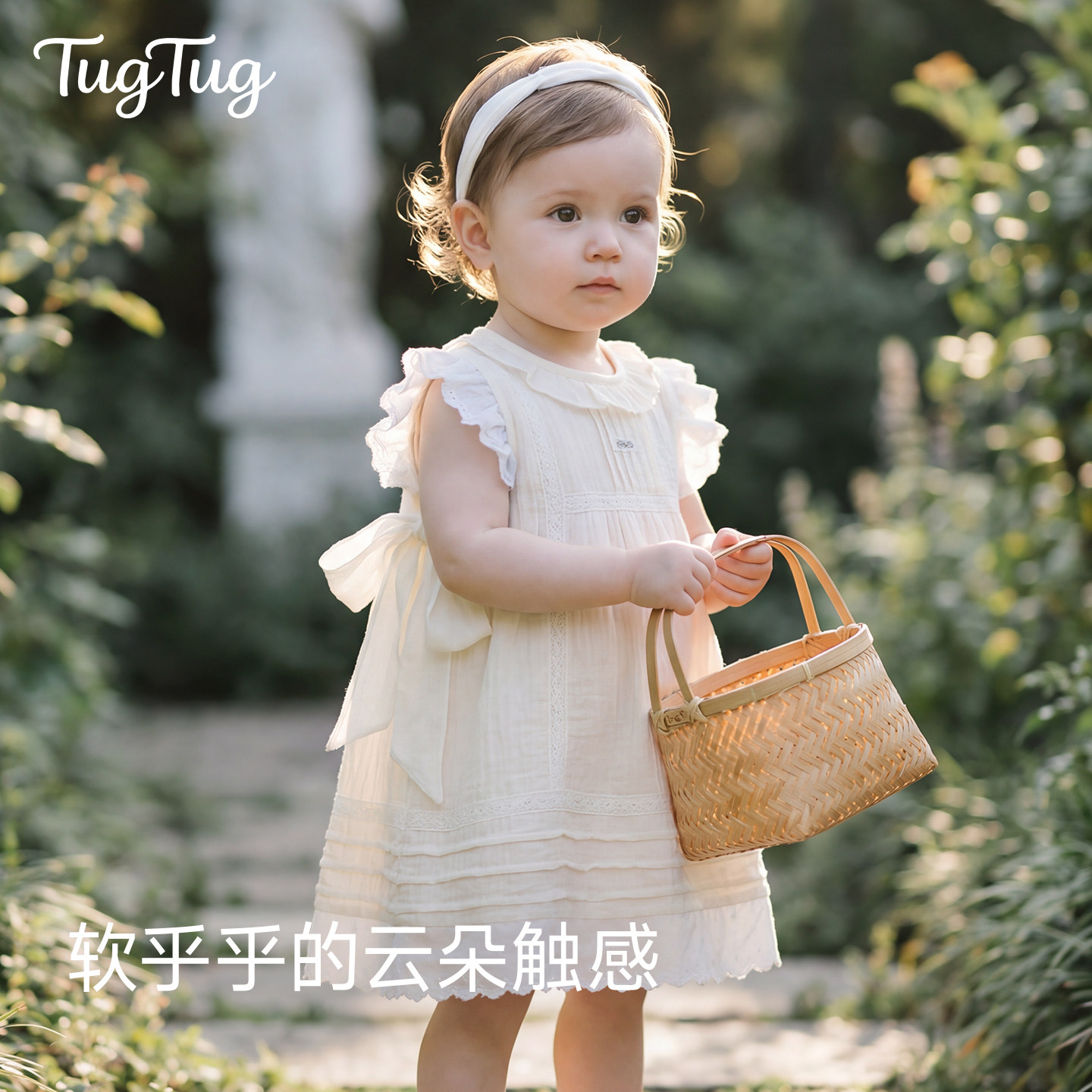 【夏季】TugTug女童夏套装薄款2026新款漂亮套装女宝春装女童礼服