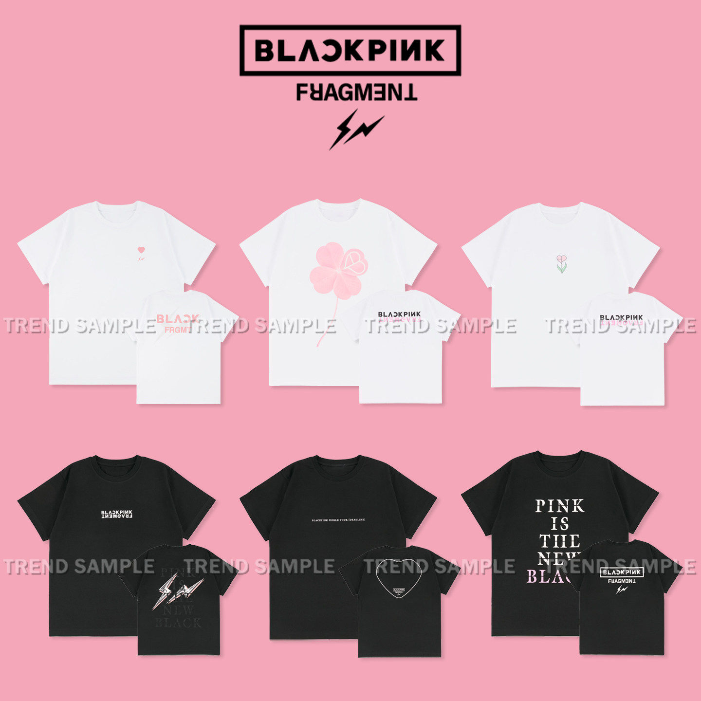 BLACKPINK联名藤原浩周边同款短袖t恤衣服男女宽松短袖上衣应援服,女装/女士精品,卫衣/绒衫,淘宝优惠券,粉丝福利购,淘宝优惠卷