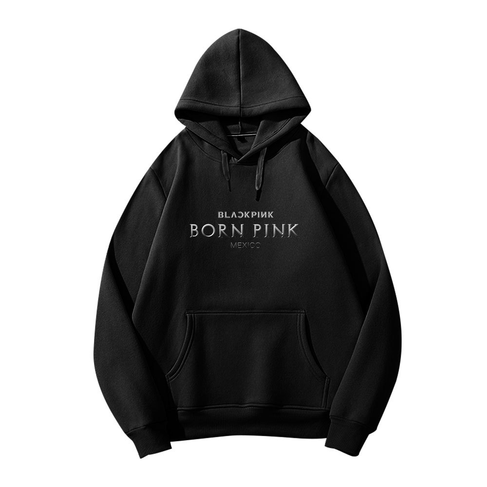 blink粉墨巡演连帽衫 BORN PINK MEICO同款应援服 长袖卫衣女