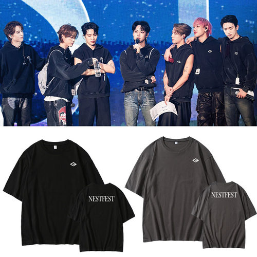 GOT72025演唱会NESTFEST同款宽松纯棉圆领短袖T恤男女夏装衣服