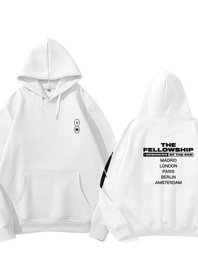 ateez新款打歌服卫衣BREAK THE WALL文艺港风设计感连帽外套 跨境