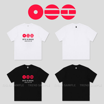 BTS防弹少年团2026新专辑回归周边同款短袖t恤棉男女宽松短袖上衣