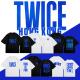 twice专辑演唱会THIS FOR香港演唱会粉丝应援衣青少年棉T恤女t