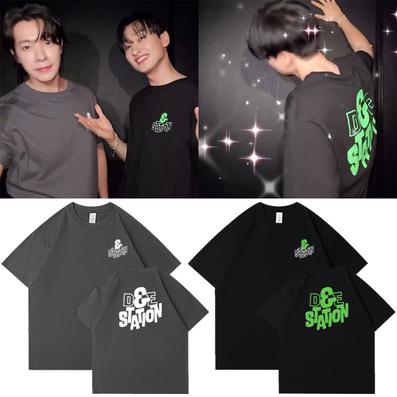 SuperJunior D&E2025FM演唱会&STATION李东海银赫同款衣服短袖T恤