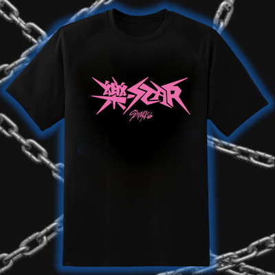 秋冬打底上衣stray kids专辑楽-STAR 个性封面logo打歌服T恤衫HAN