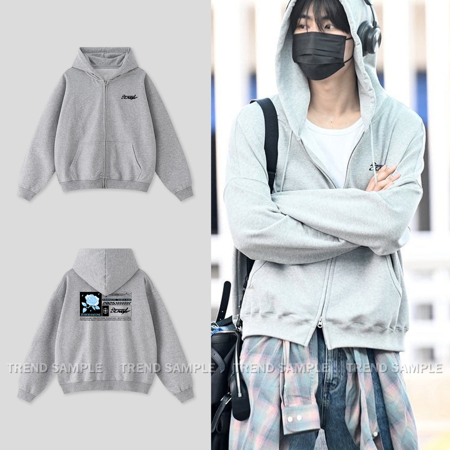 ZB1二巡演唱会周边同款卫衣外套秋冬男女时尚宽松拉链连帽运动衫,女装/女士精品,卫衣/绒衫,淘宝优惠券,粉丝福利购,淘宝优惠卷