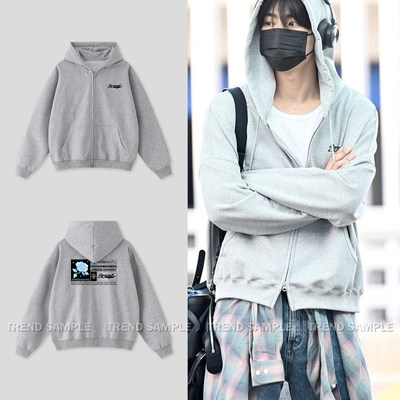 ZB1二巡演唱会周边同款卫衣外套秋冬男女时尚宽松拉链连帽运动衫