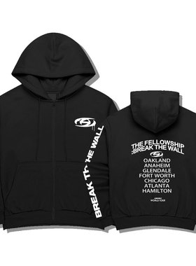 ateez舞台打歌服BREAK THE WALL周边衣服 嘻哈潮流男女厚外套开衫