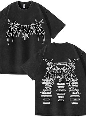 2025stray kids Bad Rap独立站 Evil Skzoo 组合周边印花夏季短袖