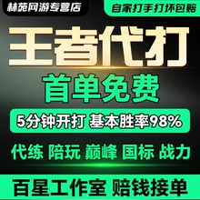 【首单免费上分/百星工作室】王者荣耀代练带排位上星战力巅峰赛