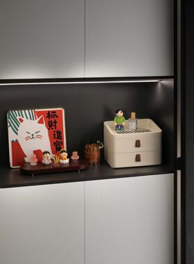 钥匙收纳盒入户玄关摆件进门口客厅鞋柜装饰品储物盒乔迁新居礼物