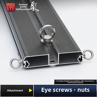 车顶平台横杆拓展T型吊环螺丝洛克平层行李框架T型槽固定滑轨螺栓