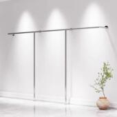 店落地壁挂式 店童装 展示货架上墙不锈钢衣架 店女装 轻奢服装