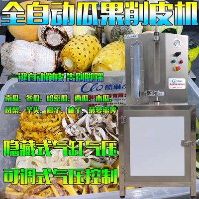 大型南瓜削皮机 食材瓜果加工机械设备果蔬芋头、哈密瓜削皮机