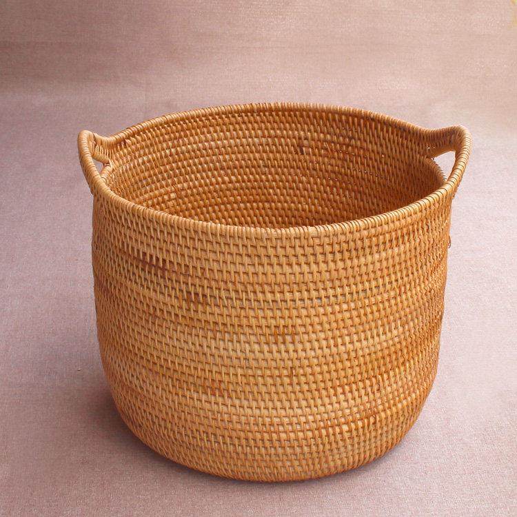 藤编脏衣篮脏衣物收纳筐家用布艺洗衣篮脏衣篓大号放衣服的收纳筐,收纳整理,脏衣篮,淘宝优惠券,粉丝福利购,淘宝优惠卷