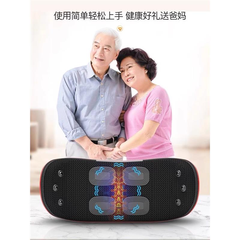 腰部按摩器肌劳损床上枕椎