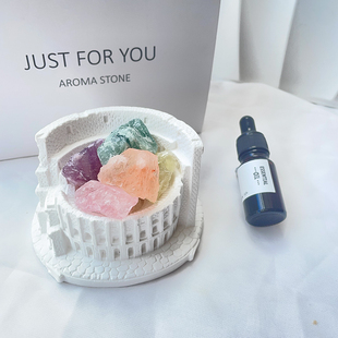 斗兽场扩香石香薰摆件家用卧室内持久扩香水晶石香薰男女生日礼物