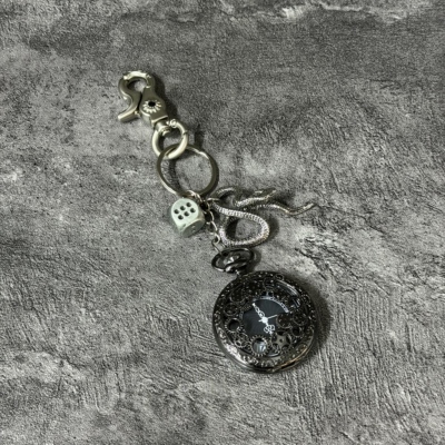 Soul Mates怀表时钟cleanfit合金小众腰间配饰蝰蛇裤链钥匙扣挂件