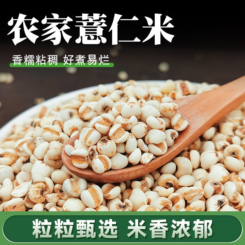 贵州薏仁米正宗薏仁米薏米仁新货煮粥可搭配赤豆红豆五谷杂粮粗粮图片