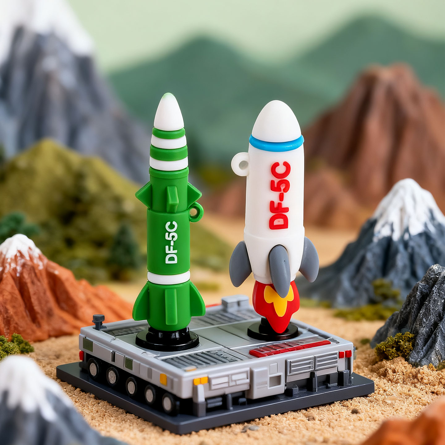 新款东风DF-5C东风D-F61钥匙扣