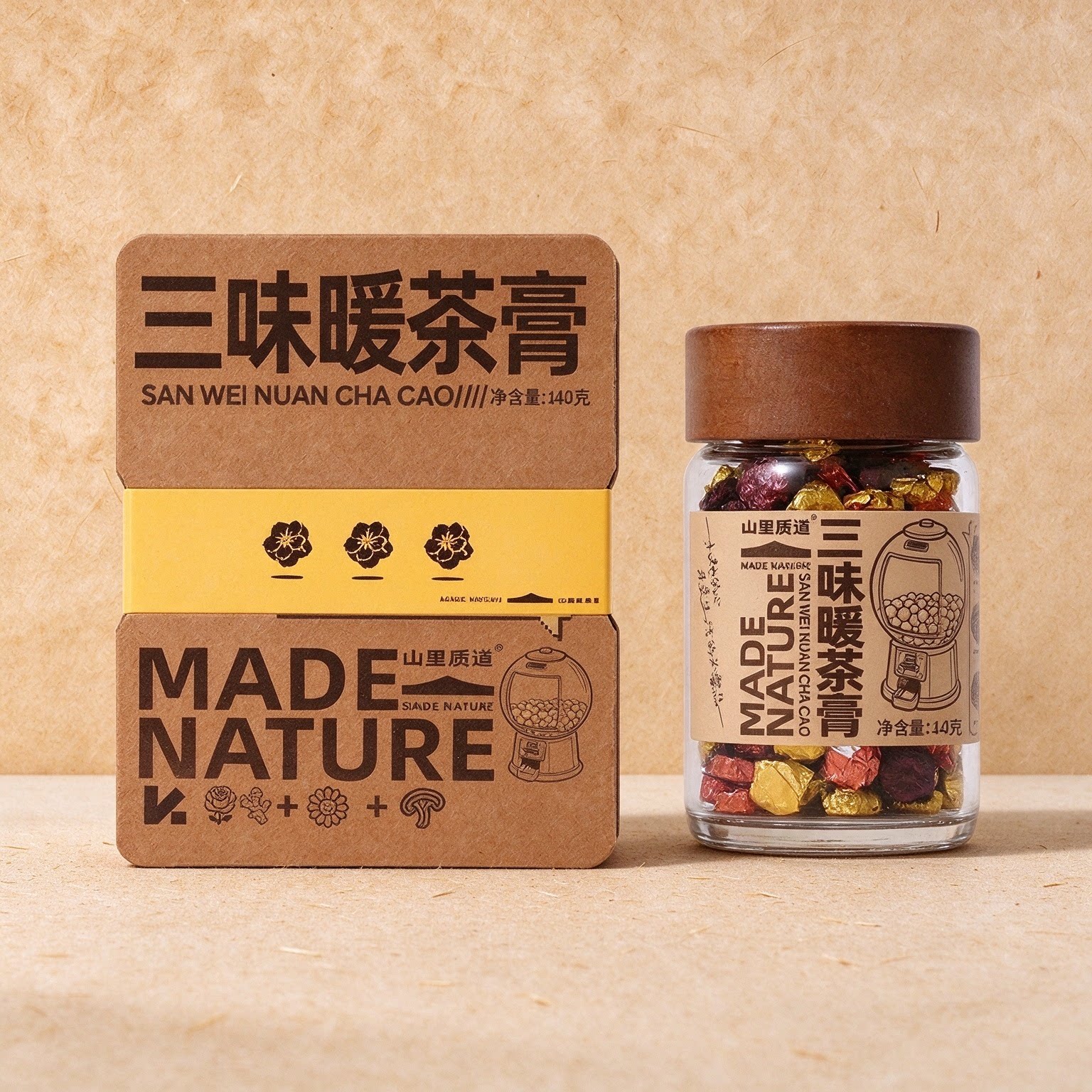 安然直播三味暖茶膏冻干技术