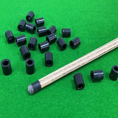 包邮台球杆黑色先角桌球九球大头杆波茨杆塑料中式黑八【配胶水】