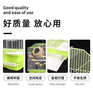 小型牡丹虎皮绣眼珍珠鸟鸟笼子家用大号豪华别墅 鹦鹉鸟笼新款