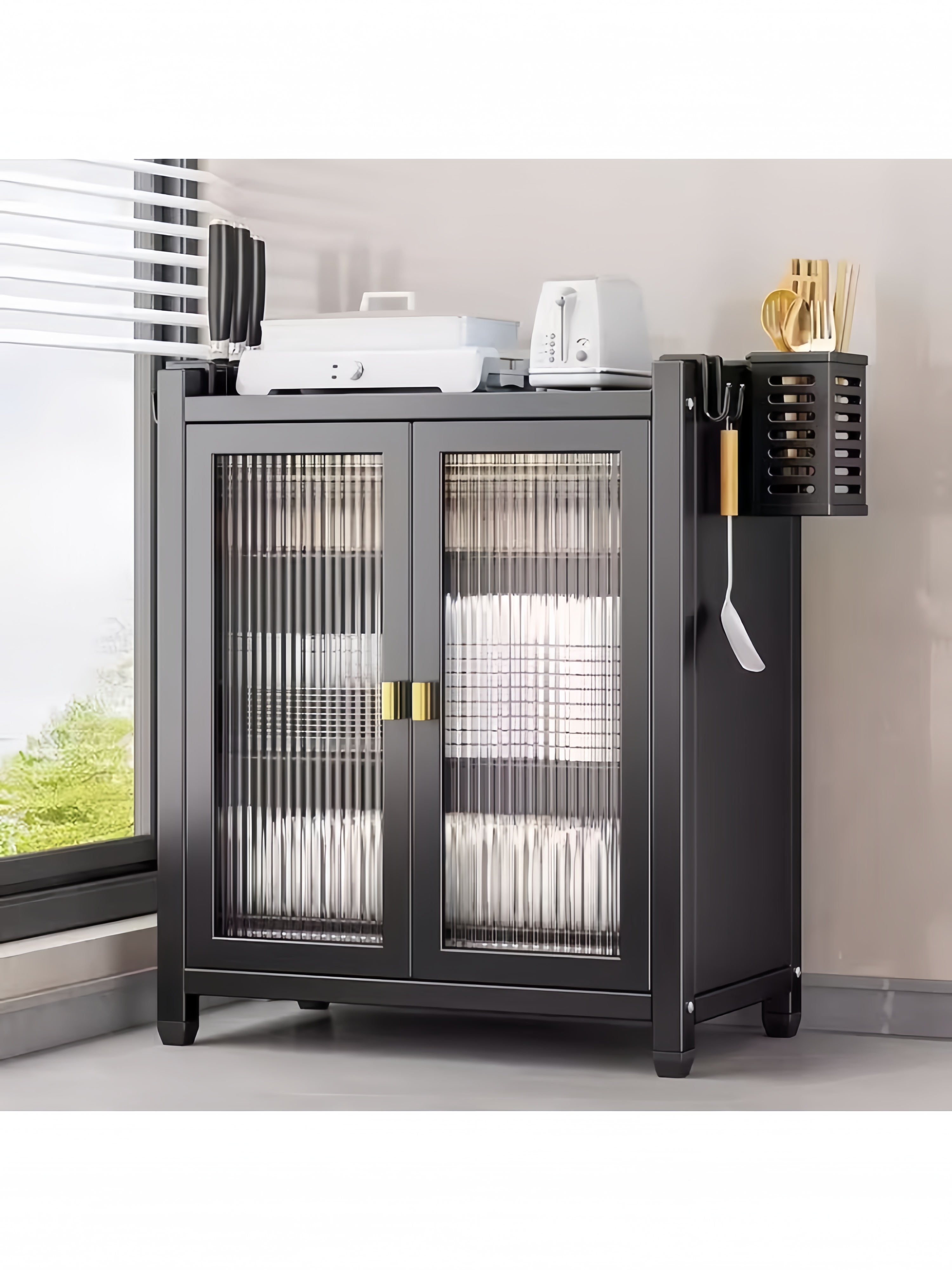 碗碟收纳架密封防尘碗筷餐具收纳盒碗盘箱带沥水厨房放碗柜置物架