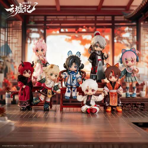 正版NAGI兽仔云墟记系列BJD盲盒关节可动人偶12分娃MJD手办摆件