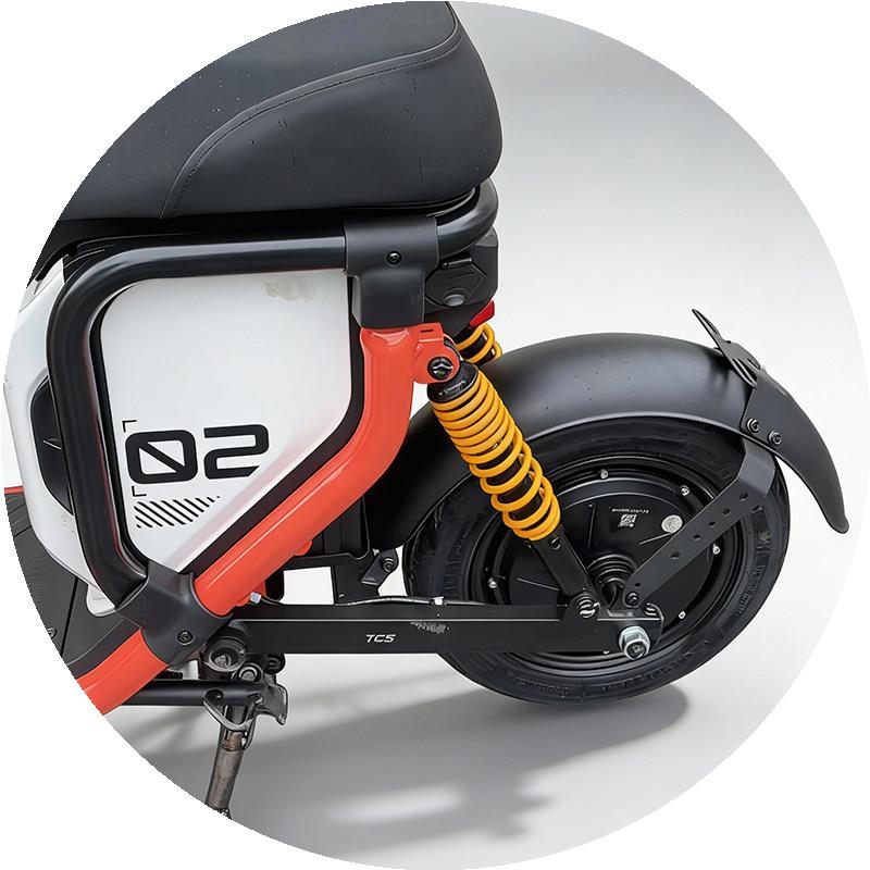适用九号Fz2/Fz3前后挡泥板FZ2 90/FZ3 110加厚不锈钢挡水板配件图片