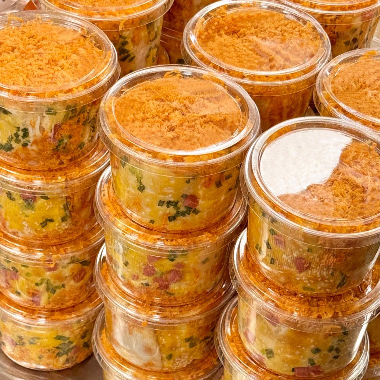 瑞丽葱葱卷肉松松卷迷你包装盒一次性透明肉松面包蛋糕卷打包碗