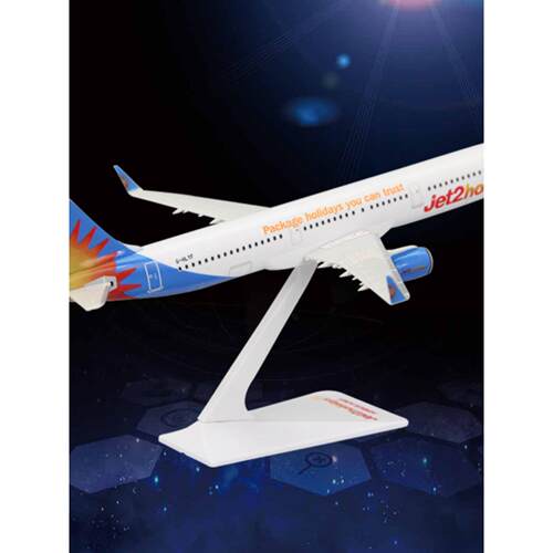 拼装飞机模型空客A321假日航空波音B737荷兰A320刚多客机礼品摆件
