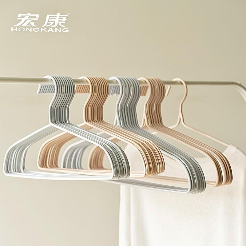 35cm小衣架防鼓包衣撑衣服挂租房用衣架无痕防肩角晒衣中大童衣架