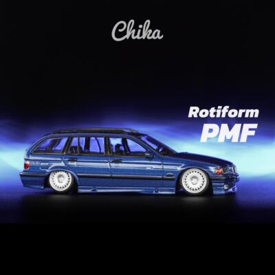 【现货】1/64 Chika Rotiform PMF 8.9/9.7/10.5mm二次改装轮毂