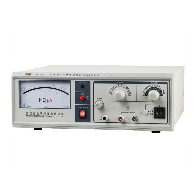 美瑞克RK2681A台式绝缘电阻测试仪RK2683A电子元件绝缘性能检测仪