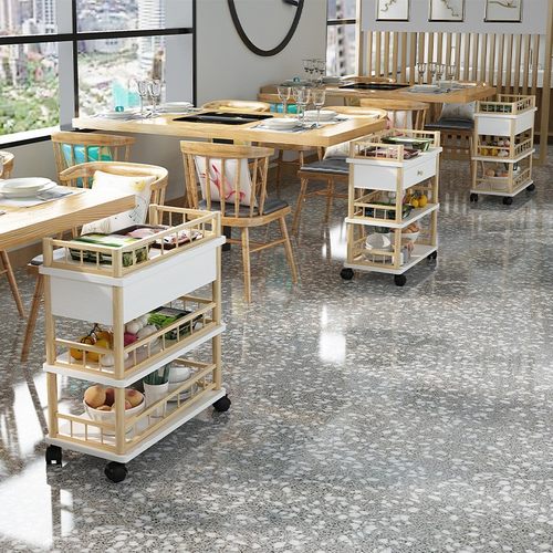 菜架子餐车加厚三层小推车收餐车收碗车层餐厅送餐车上菜车商用