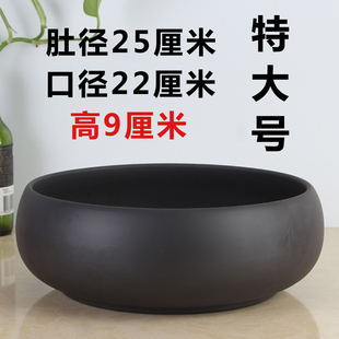 特大号花盆陶瓷仓价紫砂绿萝铜钱草多肉盆景水仙花盆大口径
