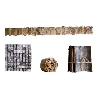 掬涵 天然白桦木皮 桦树皮 马赛克DI装饰 Z森系拍摄道具