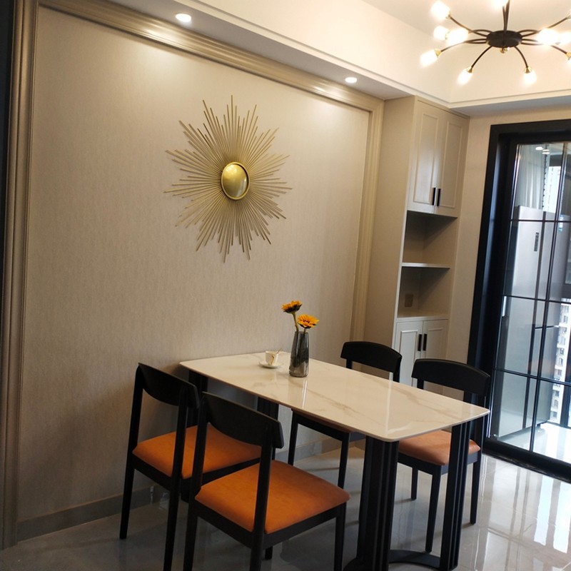 欧式铁艺装饰太阳镜壁饰玄关客厅墙面壁挂餐厅轻奢背景墙床头挂件