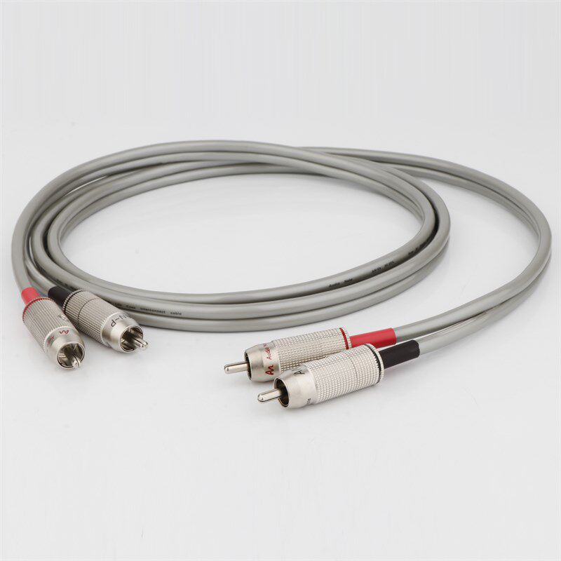 音乐贵族 udio Note N-Vx 发烧信号线 高纯度镀银线材rc音频线