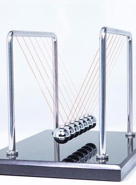 牛顿摆球减压办公室客厅书房摆件物理金属非永动仪创意家居装饰品