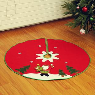 高档圣诞树树裙 树下装饰 90cm树裙 圣诞树装饰品 圣诞节装饰品