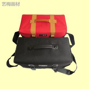 美术布工具箱多功能帆布颜料箱带手提背两用画包高考学生写生包