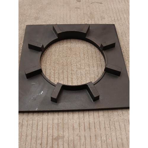 500商用灶具酒店设备配件煲汤炉面沟风板单眼燃气炉灶黑色生铁板