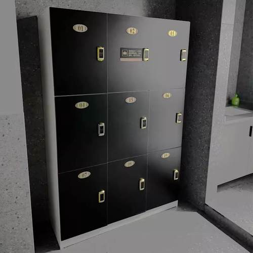 定制加大美容院瑜伽馆美发店员工柜储物柜更衣柜带锁书柜鞋柜木质